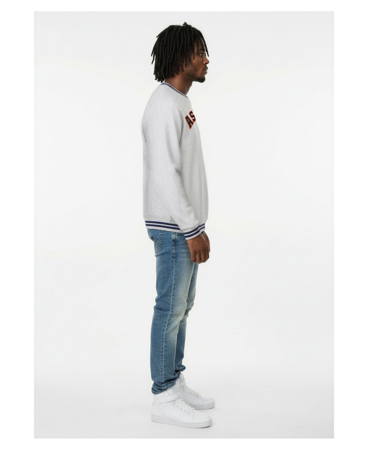 Champion Men's Heather Gray Houston Astros Reverse Weave Sweatshirt