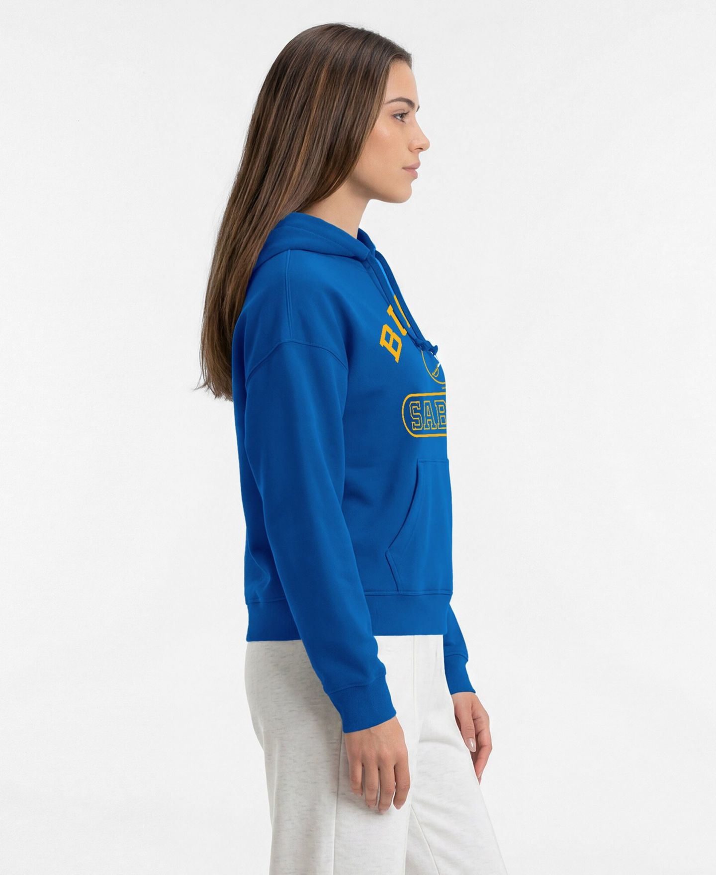 Женское худи Champion Buffalo Sabres Arched Pill Box Graphic Fleece-Lined — фото 4