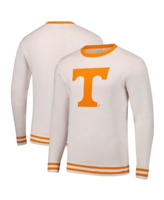 Men's and Women's White Tennessee Volunteers Renew Knit Vintage Pullover Sweater