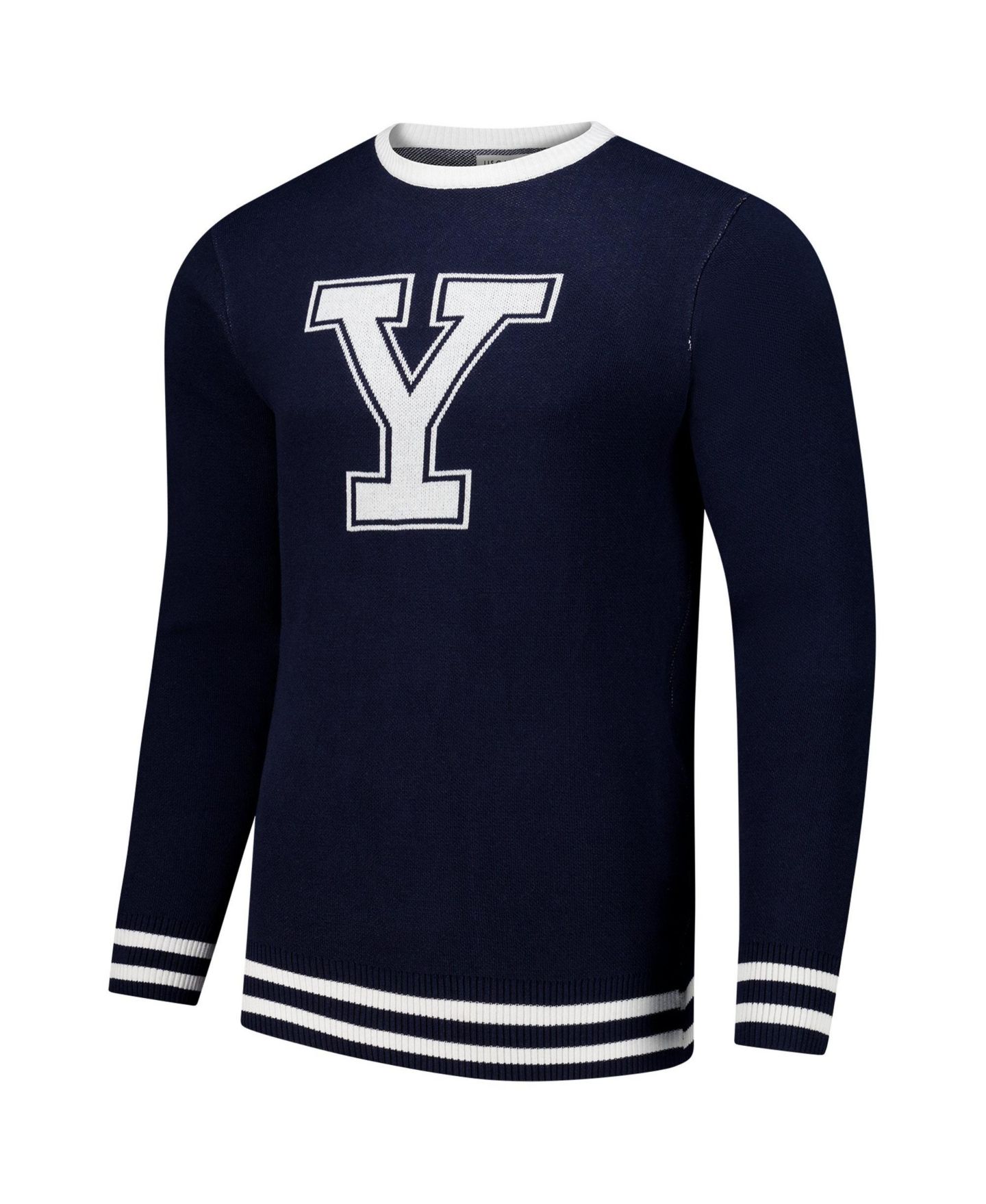 Мужской свитер Uscape Apparel and Navy Yale Bulldogs Renew Knit Vintage Pullover — фото 2