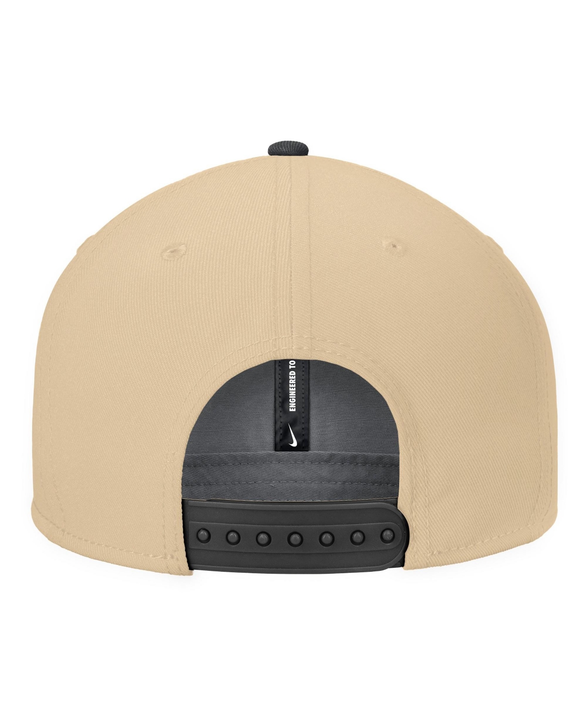 Nike Men's Gold Purdue Boilermakers Vintage Script Pro Dri-fit Snapback Hat