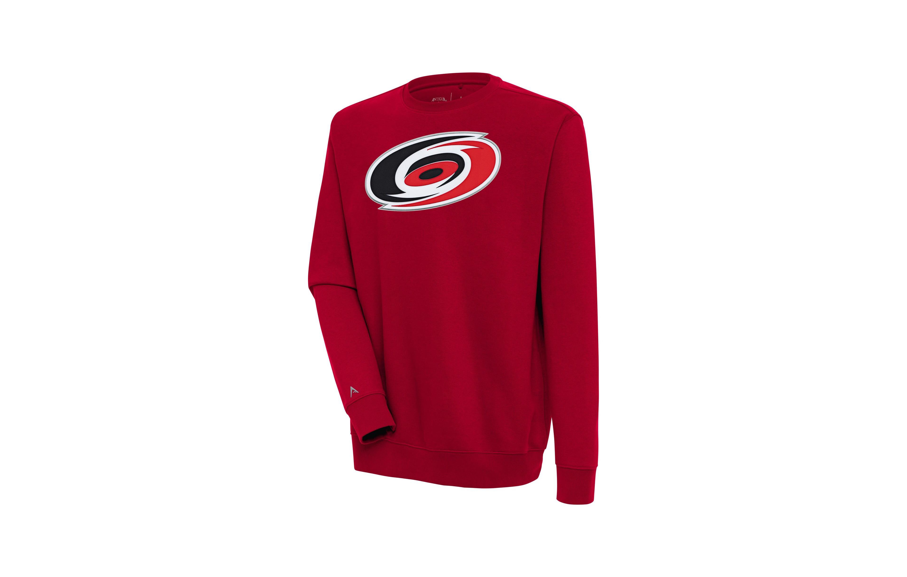 Antigua Men's Red Carolina Hurricanes Victory Pullover Sweatshirt