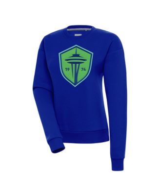 Women's Seattle Sounders FC Long-Sleeve Crewneck Pullover Sweatshirt