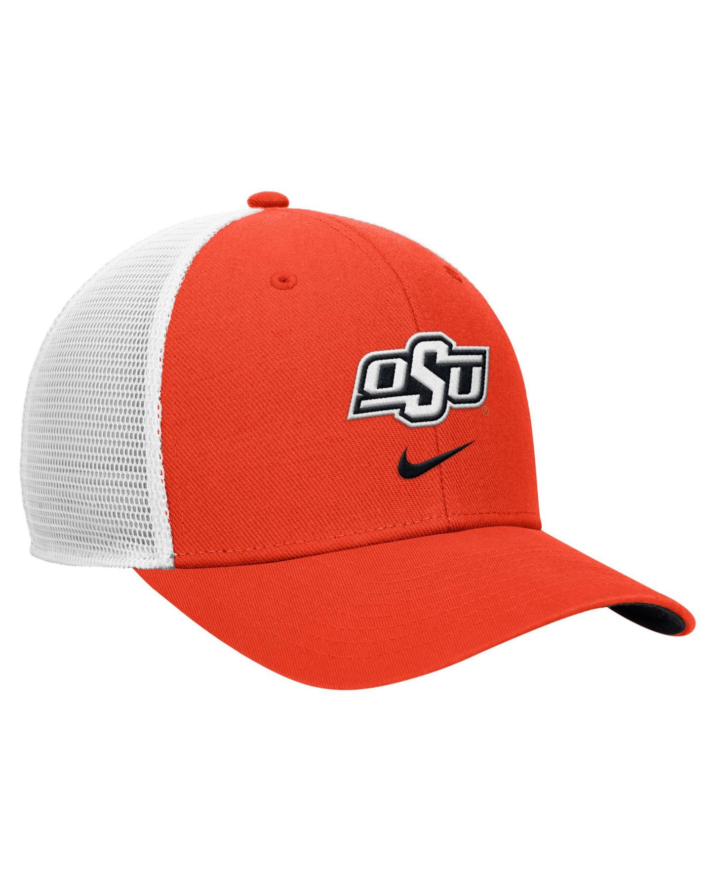 Мужская кепка Nike Orange Oklahoma State Cowboys Rise Trucker Dri-FIT Adjustable Hat — фото 2