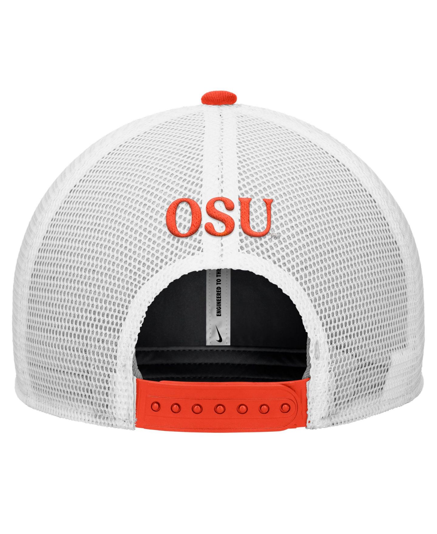 Мужская кепка Nike Orange Oregon State Beavers Rise Trucker Dri-FIT Adjustable Hat — фото 3