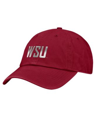 Men's Crimson Washington State Cougars Club Adjustable&nbsp;Hat
