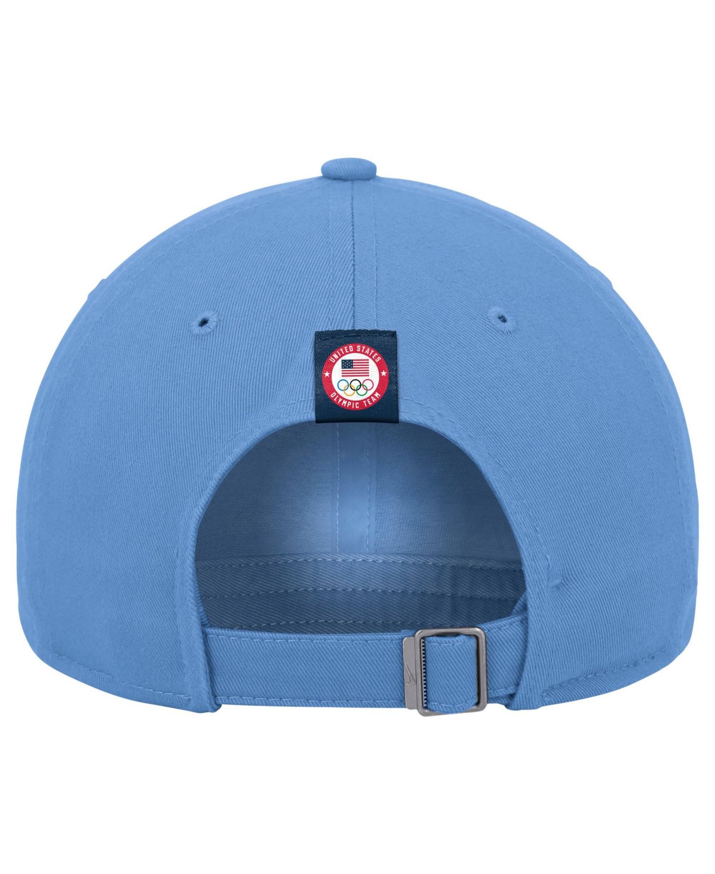Мужской головной убор Nike Light Blue Team USA Club Unstructured Adjustable Dri-FIT Hat — фото 2