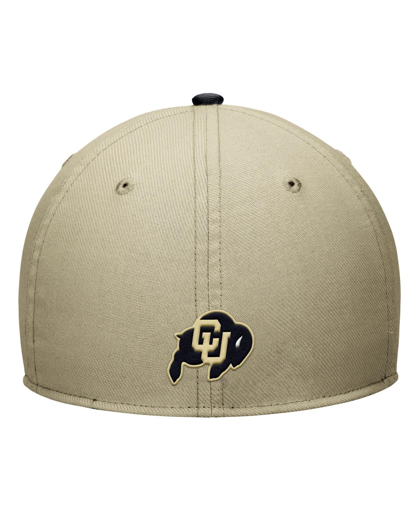 Мужской головной убор Nike Beige/Black Colorado Buffaloes Dri-FIT SwooshFlex Hat — фото 2