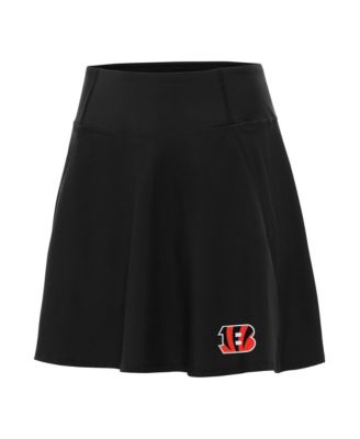 Women's Cincinnati Bengals Chip Built-in Biker Shorts Compression Waistband Skort