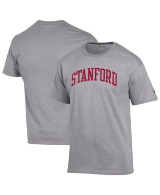 Men's Heather Gray Stanford Cardinal Basic Arch T-Shirt