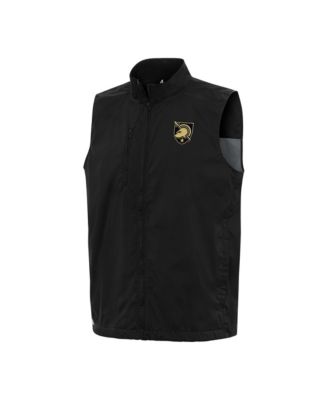 Men's Black Army Black Knights Brisk Full-Zip Vest