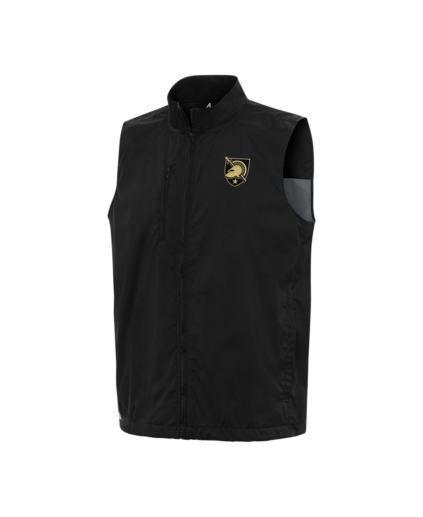 Мужской жилет Antigua Black Army Black Knights Brisk Full-Zip Vest — фото 1