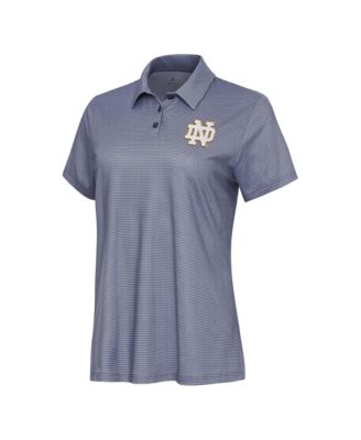 Women's White Notre Dame Fighting Irish Rings Polo Shirt
