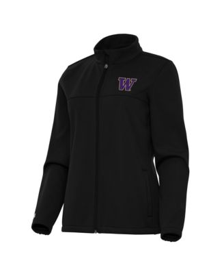 Women's Black Washington Huskies Links 2 Full-Zip Golf Jacket