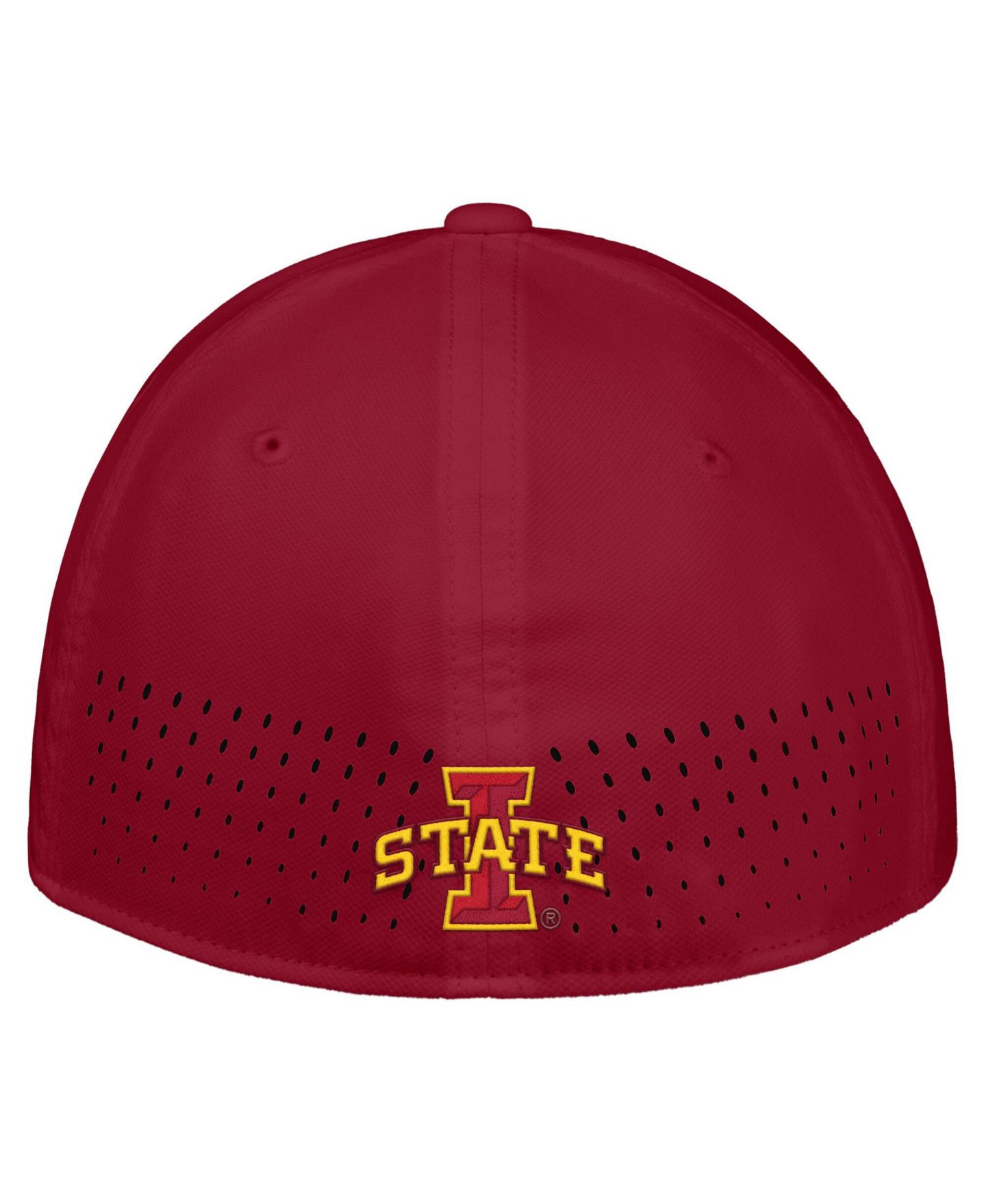Мужской головной убор Nike Cardinal Iowa State Cyclones 2026 On-Field AeroBill SwooshFlex Dri-FIT Hat — фото 2