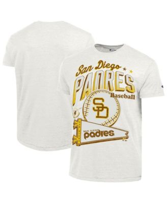 Men's White San Diego Padres Winning Tradition Cooperstown Tri-Blend T-Shirt