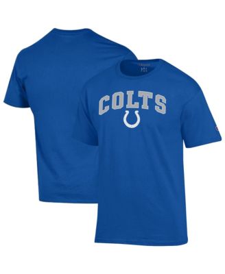 Men's Royal Indianapolis Colts Arch Over Logo T-Shirt