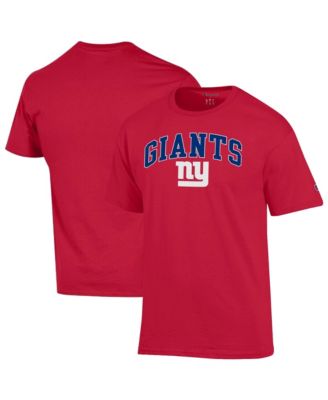 Men's Red New York Giants Arch Over Logo T-Shirt