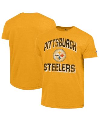 Men's Heather Gold Pittsburgh Steelers Ultimate Tri-Blend T-Shirt