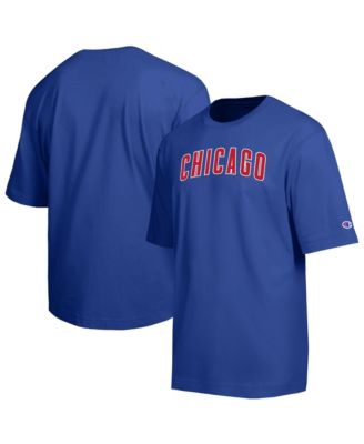 Men's Royal Chicago Cubs All Star Chenille Wordmark T-Shirt