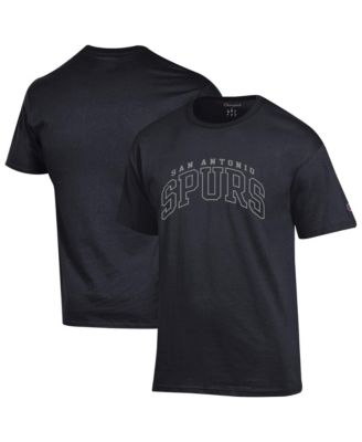 Men's Black San Antonio Spurs Jersey Cotton T-Shirt