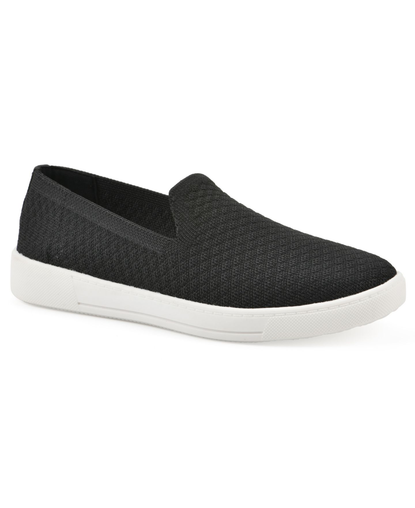 Женские кроссовки White Mountain Upstay Slip-On, цвет: Чёрный — фото 1