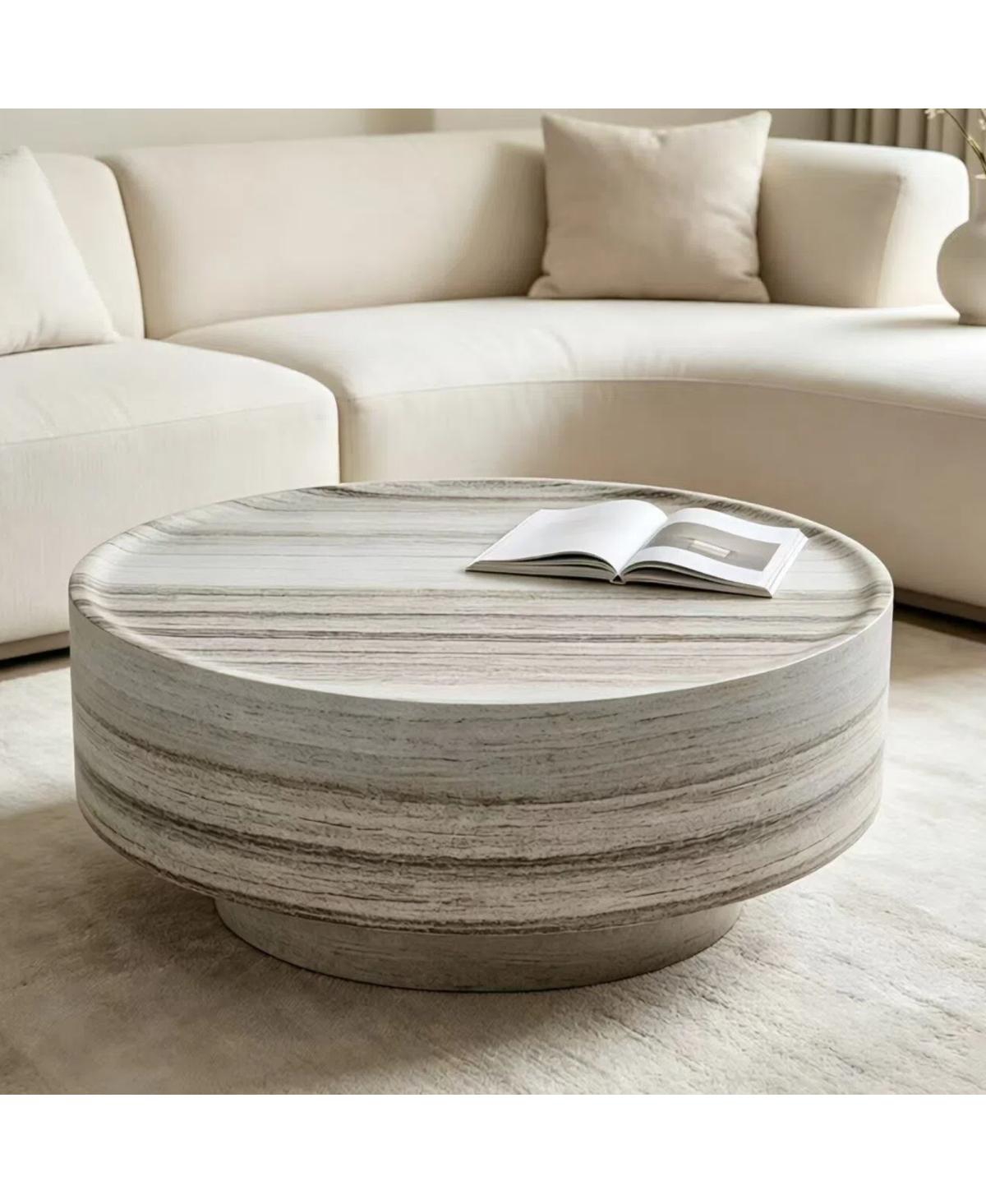 Streamdale Furniture Round 31.5" Coffee Table for Living Room