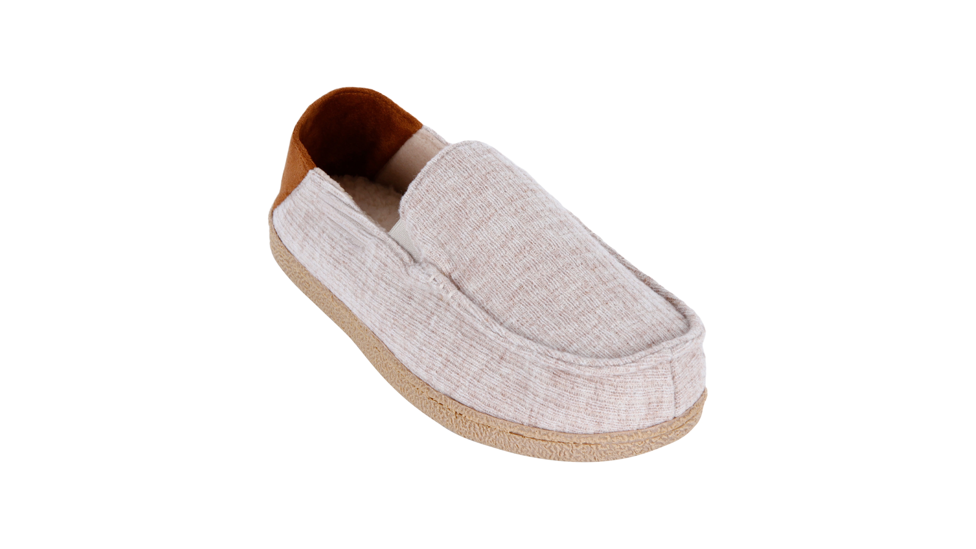 Isotoner Men's Knit Moccasin Slippers
