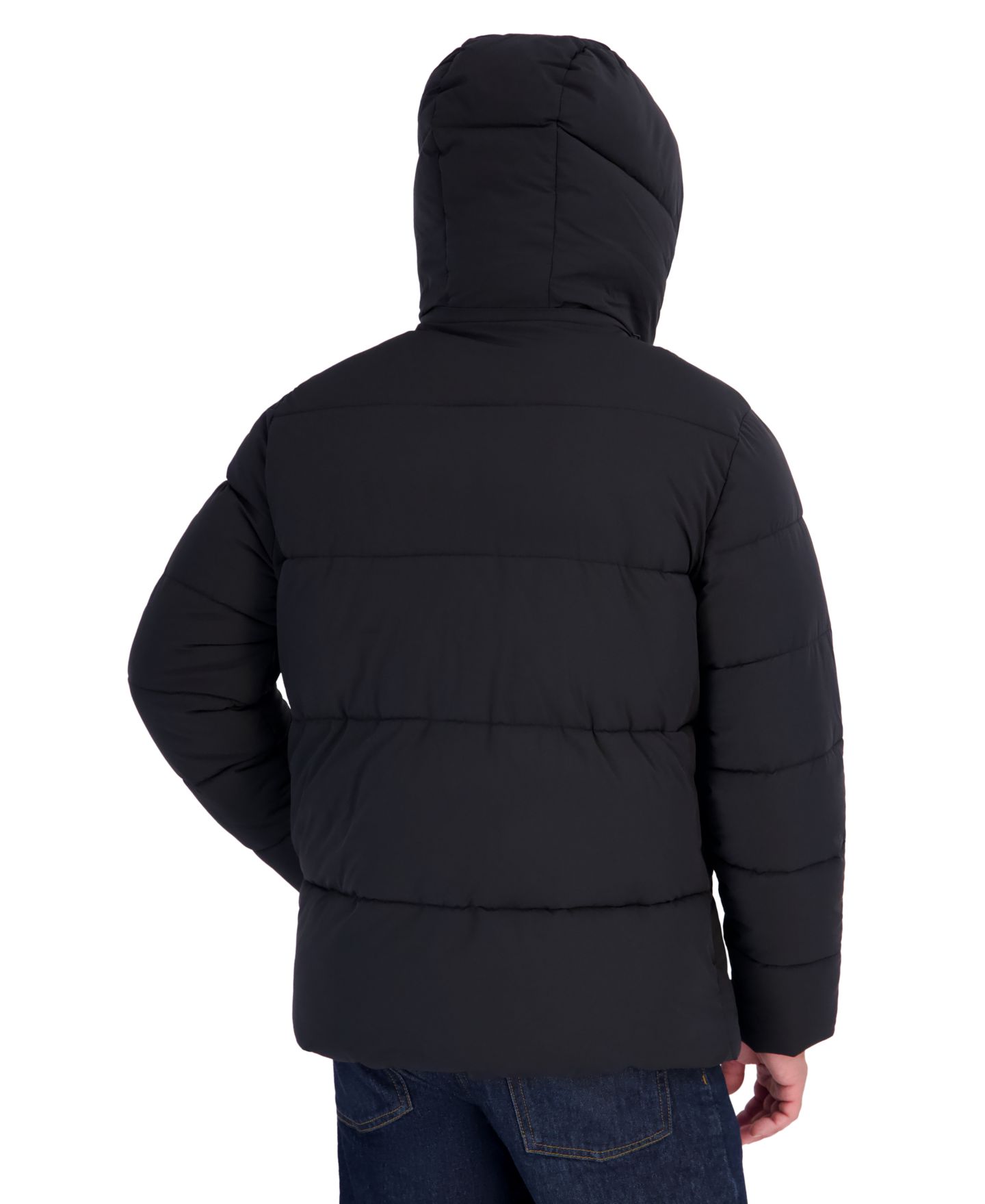 Мужская куртка Calvin Klein Modern Short Puffer, цвет: Чёрный — фото 5