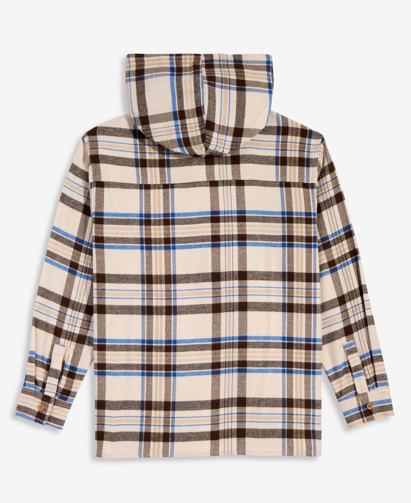 Рубашка Epic Threads Plaid Hooded Flannel для мальчиков-малышей, цвет: Travertine — фото 2