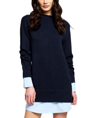 Women's Coen Twofer Long-Sleeve Mock-Neck Sweater Dress
