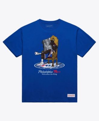 Men's LeBron James Royal Philadelphia 76ers Caricature T-Shirt