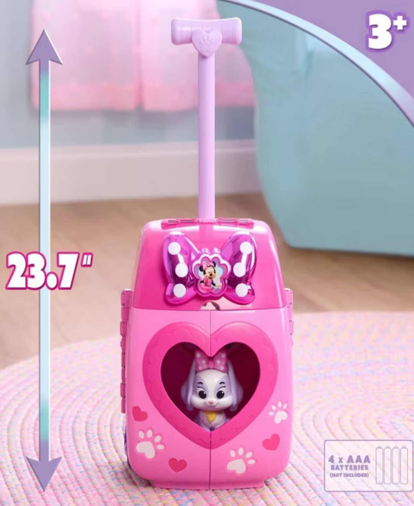 Детский игровой набор Minnie Mouse Groom & Go Pet Salon Lights and Sounds 16-Piece Playset, Ages 3+ — фото 3