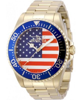 Pro Diver 50416 Men's 45mm Quartz Watch - Gold-Tone Stainless Steel Bracelet