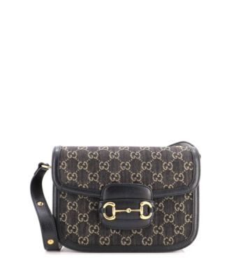 Small Horsebit 1955 Shoulder Bag GG Denim