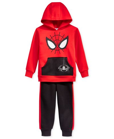 Nannette 2-Pc. Spider-Man Hoodie & Pants Set, Little Boys (2-7)