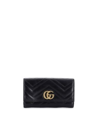 GG Marmont Continental Wallet Matelasse Leather