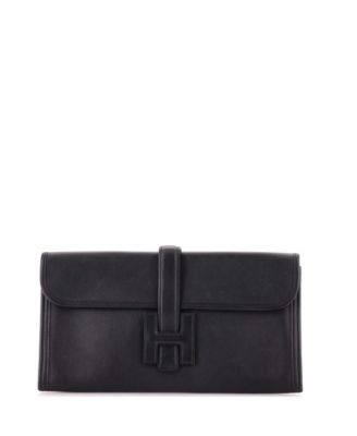 Pre-Owned Hermes 29 Jige Elan Clutch Swift