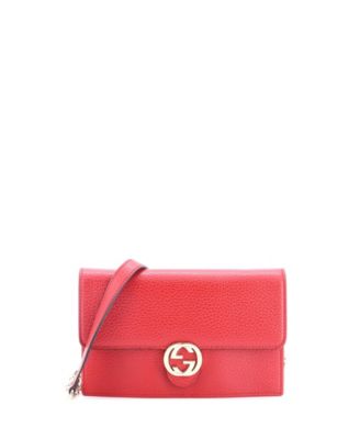 Interlocking Wallet on Chain Leather