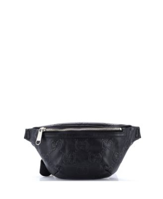 Small Belt Bag GG Embossed Perforated Leather