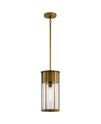Camillo 17 1/2"H Natural Brass Outdoor Hanging Light