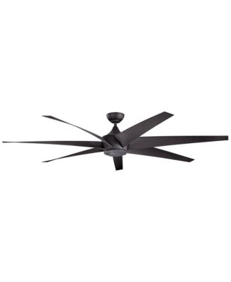80" Lehr Distressed Black Ceiling Fan