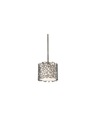 Silver Coral 7 1/4" Wide Classic Pewter Mini Pendant