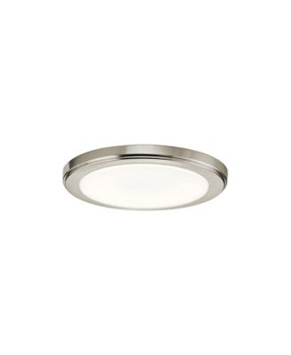 Zeo 10" Wide Round Brushed Nickel3000K LED Ceiling Light