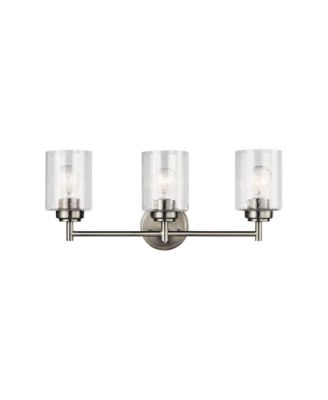 Winslow 21 1/2"W Brushed Nickel 3-Light Bath Light