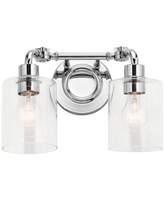 Gunnison 9 3/4" High Chrome 2-Light Wall Sconce