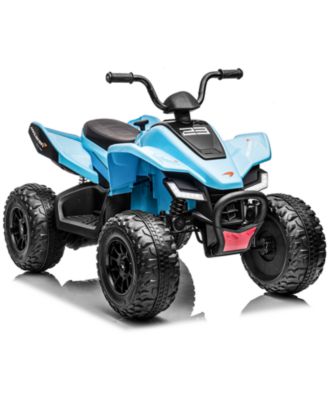 24V Kids Ride On ATV 4 Wheeler Quad Car, Electric Ride On Toy with 2 Speed, LED Lights for Backyard Outdoor Play, Birthday Holiday Gift for Girls Boys