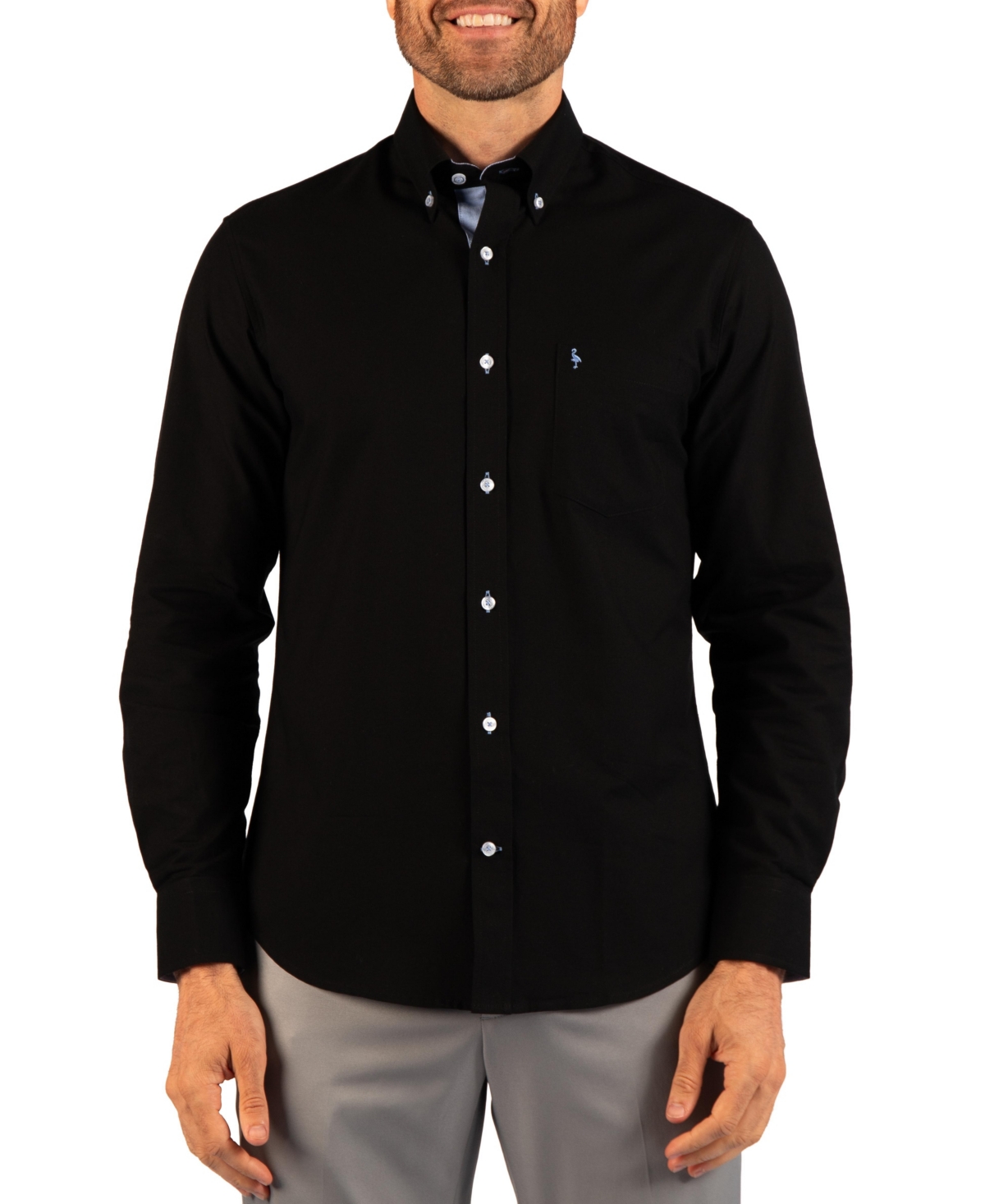 TailorByrd Men's Oxford Long Sleeve Shirt