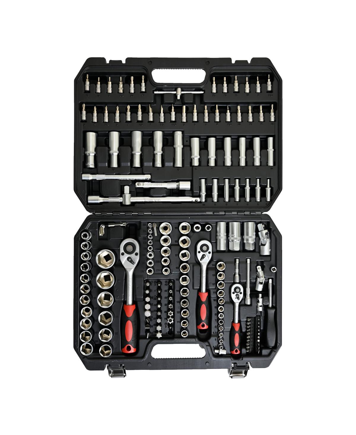 Streamdale Furniture 171-Piece Universal Socket and Ratchet Wrench Tool Set for Home and Auto Repair