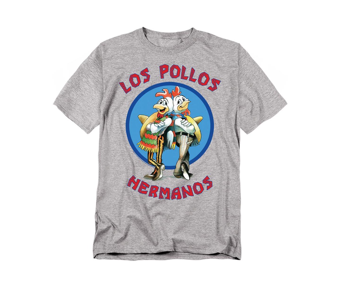 Мужская футболка Breaking Bad Los Pollos Hermanos, цвет: Меланжевый — фото 1